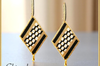 BRICK Stitch Earrings Pattern CHINOOK