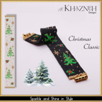 CHRISTMAS CLASSIC - Even Peyote Bracelet
