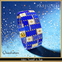 QUADRATUM - Odd Peyote Bracelet Pattern