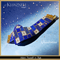 QUADRATUM - Odd Peyote Bracelet Pattern