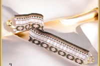 EVEN Peyote Bracelet Pattern with Tila's "IVORA"