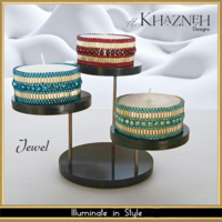 Tealight Cover Tutorial -  "JEWEL" - Even Peyote Stitch