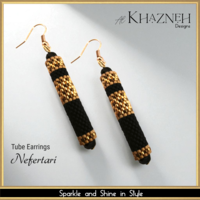 Tube Earrings NEFERTARI 