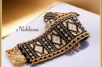 Odd-Peyote Bracelet Pattern NOBLESSE