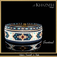 Even Peyote Bracelet Pattern SENTINEL