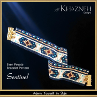 Even Peyote Bracelet Pattern SENTINEL