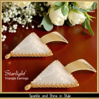 'STARLIGHT' - 3D Triangle Earrings Pattern