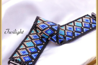 Even Peyote Bracelet Pattern "TWILIGHT"