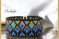 Even Peyote Bracelet Pattern "TWILIGHT"