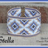 Peyote Bracelet Pattern "STELLA"