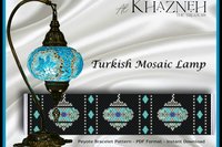Peyote Bracelet Pattern "TURKISH MOSAIC LAMP"