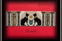 Even Peyote Bracelet Pattern "SCARAB"