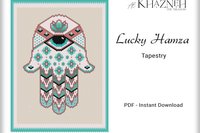 Even Peyote LUCKY HAMZA TAPESTRY