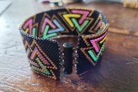 EVEN COUNT Peyote Bracelet Pattern "TRAVAS"