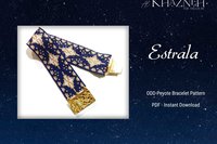 ODD-Peyote Bracelet Pattern "ESTRALA"
