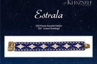ODD-Peyote Bracelet Pattern "ESTRALA"