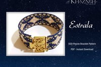 ODD-Peyote Bracelet Pattern "ESTRALA"