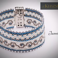 Even Peyote Bracelet Pattern "JASMINE"