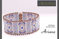 Odd-Peyote Bracelet Pattern "ARIANA"