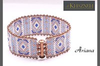 Odd-Peyote Bracelet Pattern "ARIANA"