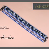 Even Peyote Bracelet Pattern "AVALON"