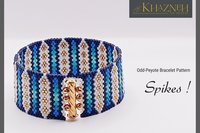 Odd-Peyote Bracelet Pattern "SPIKES"