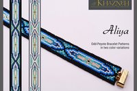 Odd-Peyote Narrow Bracelet Patterns "ALIYA"