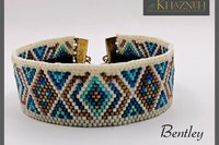 Odd Peyote Bracelet Pattern "BENTLEY"