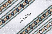 Odd-Peyote Bracelet Pattern/Tutorial "MALIKA"