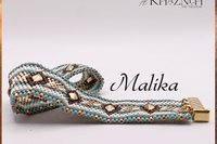 Odd-Peyote Bracelet Pattern/Tutorial "MALIKA"