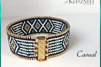 Odd Peyote Bracelet Pattern "CASUAL"