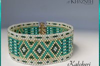 Odd Peyote Bracelet Pattern "KALOKERI"