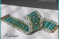 Odd Peyote Bracelet Pattern "KALOKERI"