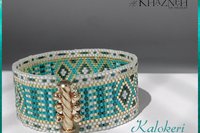 Odd Peyote Bracelet Pattern "KALOKERI"