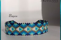Horizontal Peyote Bracelet Pattern BAYOU