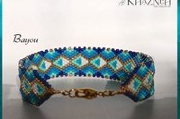 Horizontal Peyote Bracelet Pattern BAYOU