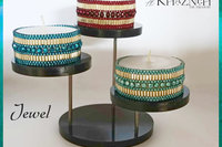 Tealight Cover Tutorial -  "JEWEL" - Even Peyote Stitch