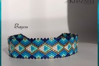 Horizontal Peyote Bracelet Pattern BAYOU