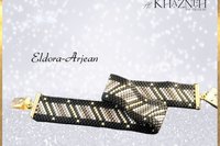 TWO Narrow Even Peyote Bracelet Patterns "ELDORA-ARJEAN"