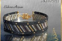 TWO Narrow Even Peyote Bracelet Patterns "ELDORA-ARJEAN"