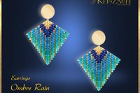 OMBRE RAIN Kite Earrings Pattern