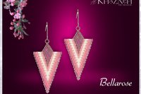 BELLAROSE - 2-Drop Peyote & Brick Stitch Earrings Tutorial