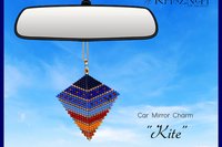 KITE - Earring, Purse Charm, Pendant, Car mirror Charm Pattern