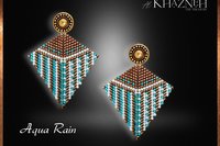 AQUA RAIN - Kite Earrings Pattern