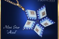 Mini 3D Star "AZUL"