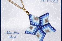 Mini 3D Star "AZUL"