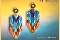 SUMMER SUNSET Earrings Tutorial