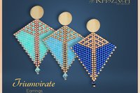 TRIUMVIRATE Kite Earrings