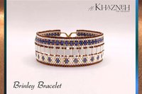 Even Peyote Bracelet Pattern with Tila's - "BRINLEY"