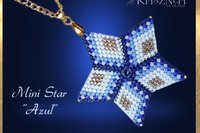 Mini 3D Star "AZUL"